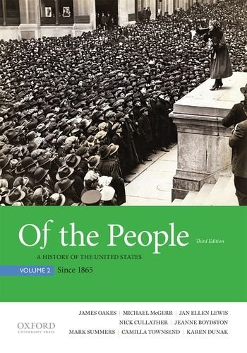 Cover for Of the People: A History of the United States, Volume 2: Since 1865