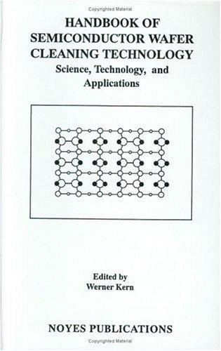 Cover for Handbook of semiconductor wafer cleaning technology