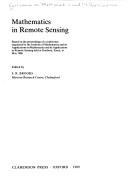 Cover for Mathematics in remote sensing