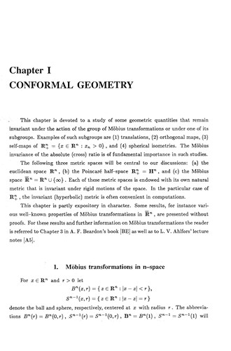 Cover for Conformal geometry and quasiregular mappings