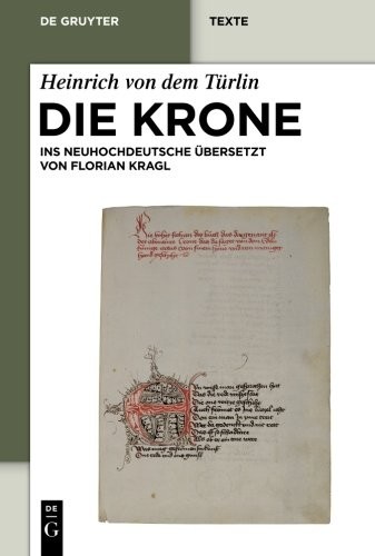 Cover for Die Krone (de Gruyter Texte) (German Edition)