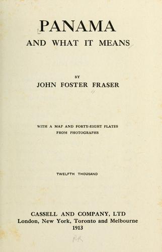 Cover for Panama and what it means