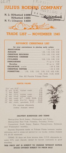 Cover for Julius Roehrs Company, November 1945
