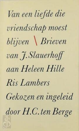 Cover for Van een liefde die vriendschap moest blijven