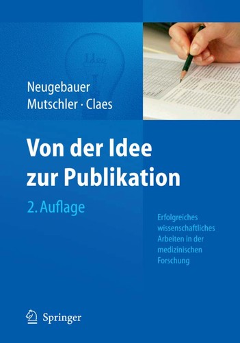 Cover for Von der Idee zur Publikation