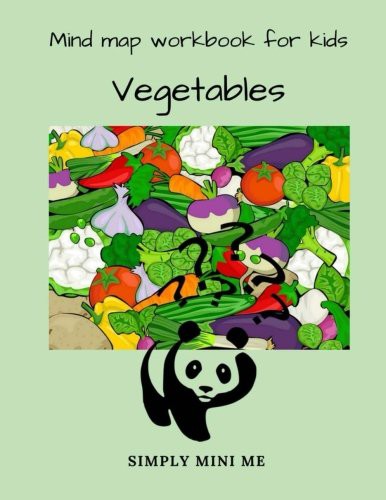Cover for Mind map workbook for kids - Vegetables