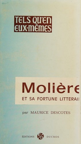 Cover for Moliere et sa fortune litteraire