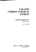 Cover for Care of the cardiac surgical patient