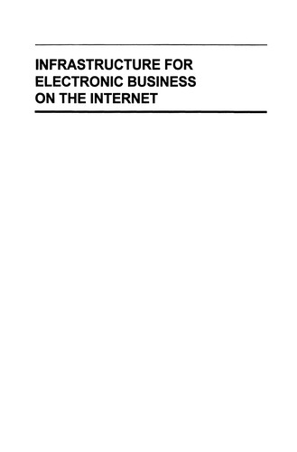 Cover for Infrastructure for Electronic Business on the Internet