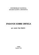 Cover for Ensayos sobre Ortega