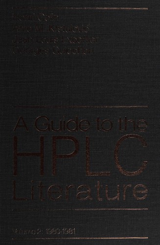 Cover for Guide to the High Performance Liquid Chromatography Literature