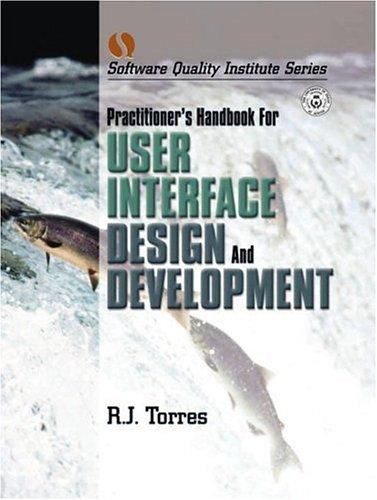 Cover for Practitioner's handbook for user interface design and development