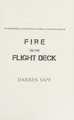 Cover for Fire on the flight deck