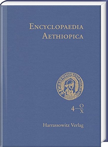 Cover for Encyclopaedia Aethiopica: Volume 4: O-X