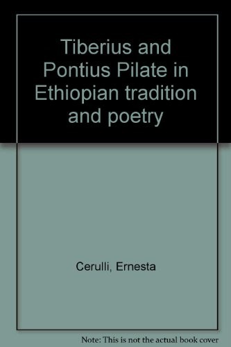 Cover for Tiberius and Pontius Pilate in Ethiopian tradition and poetry