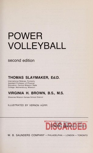 Cover for Power volleyball