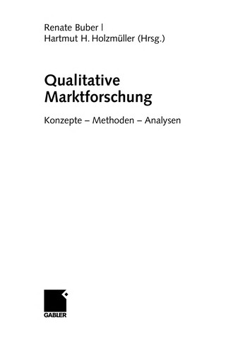 Cover for Qualitative Marktforschung