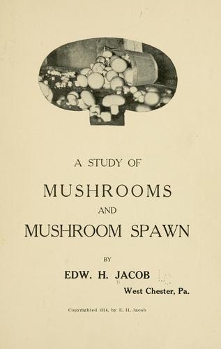 Cover for study of mushrooms and mushroom spawn