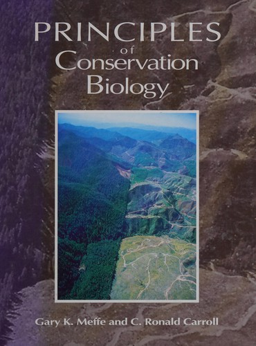 Cover for Principles of conservation biology