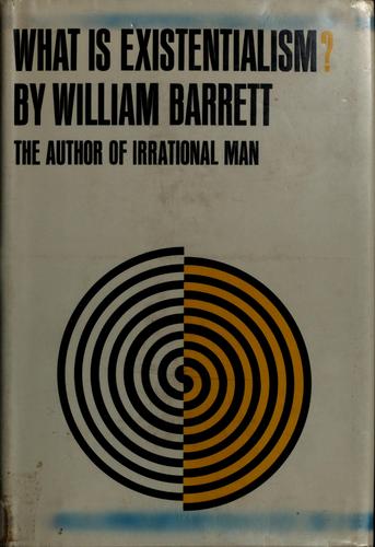 Cover for What is existentialism?
