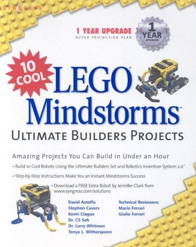 Cover for 10 Cool LEGO Mindstorms Ultimate Builder Projects