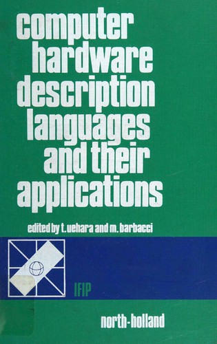 Cover for Computer hardware description languages and their applications