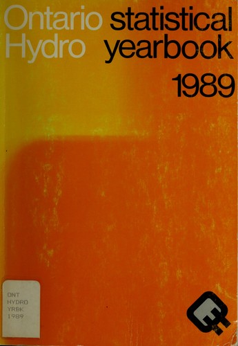 Cover for ONTARIO HYDRO STATISTICAL YEARBOOK