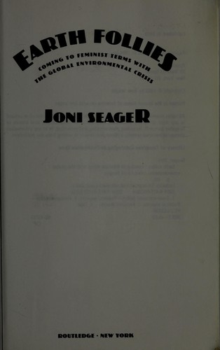 Cover for Earth Follies
