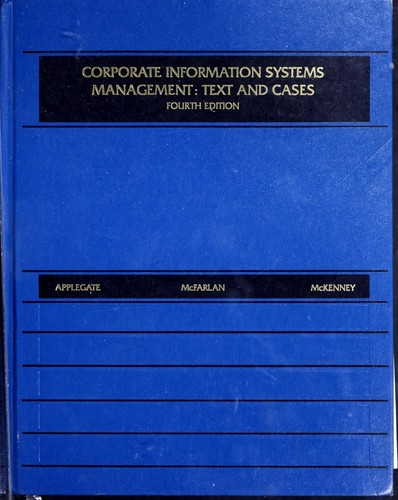 Cover for Corporate information systems management