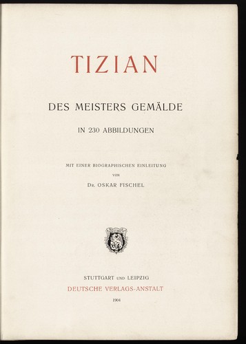 Cover for Tizian