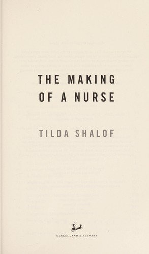 Cover for The making of a nurse