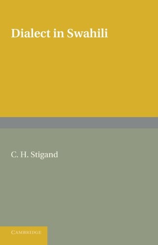 Cover for Dialect in Swahili