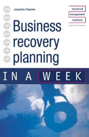Cover for Business Recovery Planning in a Week (In a Week)