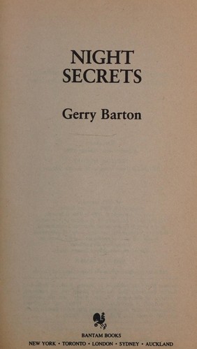 Cover for NIGHT SECRETS