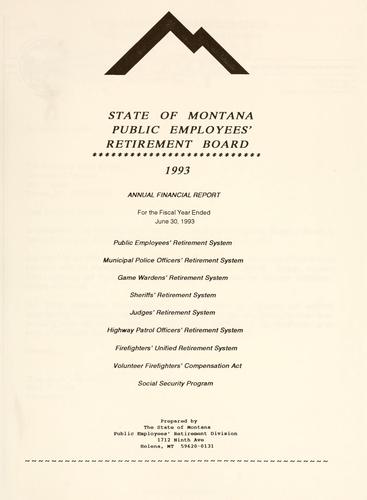Cover for Annual financial report