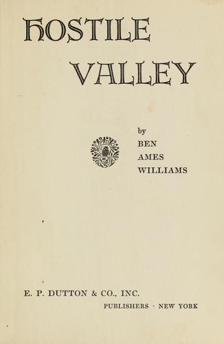 Cover for Hostile Valley