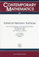 Cover for Extremal Riemann surfaces