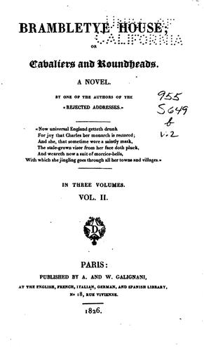 Cover for Brambletye House; Or, Cavaliers and Roundheads: A Novel