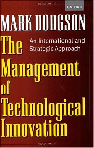 Cover for The Management of Technological Innovation