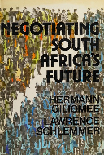 Cover for Negotiating South Africa's future