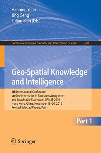 Cover for Geo-Spatial Knowledge and Intelligence