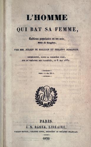 Cover for homme qui bat sa femme