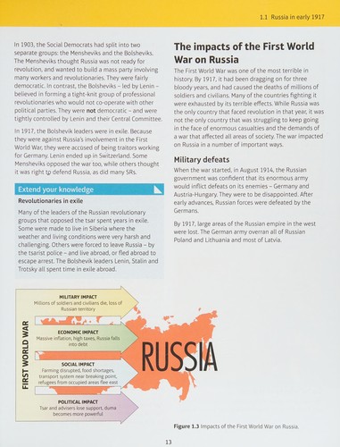 Cover for Edexcel GCSE (9-1) History Russia and the Soviet Union, 1917-1941 Student Book