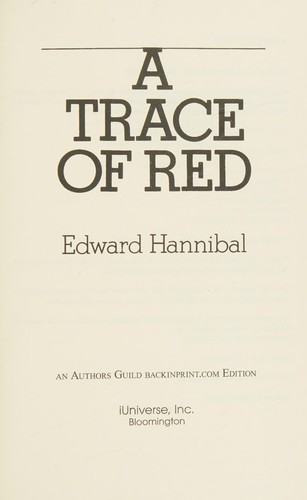 Cover for A Trace of Red