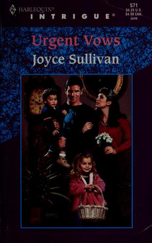 Cover for Urgent Vows (Intrigue, 571)