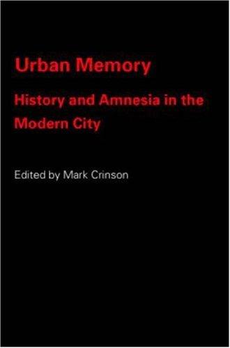Cover for Urban memory