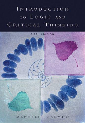 Cover for Introduction to Logic and Critical Thinking