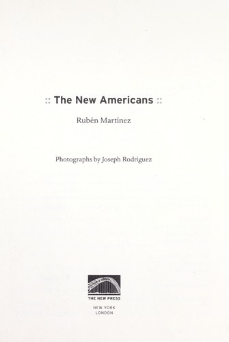 Cover for The new Americans