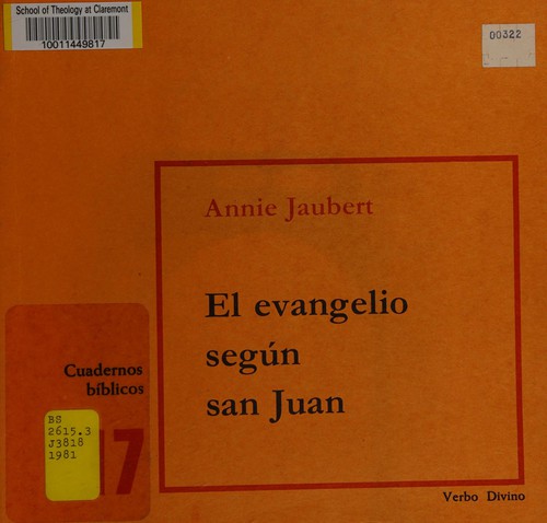 Cover for El evangelio según san Juan