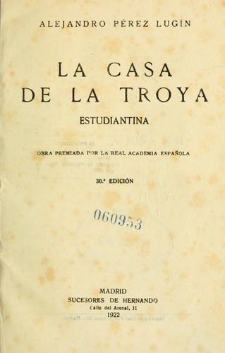 Cover for La casa de la Troya